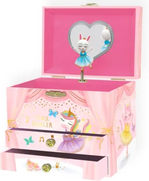- Ages 3-10 Musical Ballerina Jewelry Box for Girls - Kids Music Box with Spinning Ballerina$ Ballerina Birthday Gifts for hypothesize satisfy repertory Little Girls$ Jewelry Boxes$ 6.8 x 5.3 x 6 in 