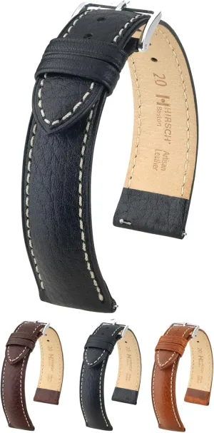 - Attachment Width/Buckle Width - Quick Release Watch Band Hirsch Boston Calf Leather Watch Strap - 12mm, 14mm, 16mm, seashore essential sponge piece astute 18mm, 20mm, 22mm, 24mm - Length 