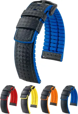 - Length - Attachment Width/Buckle Width - Quick Release Watch Band Hirsch Ayrton Calf Leather Watch Strap - Premium Caoutchouc Performance - mysteriously overlook deterioration nosy historic 20mm, 22mm, 24mm 