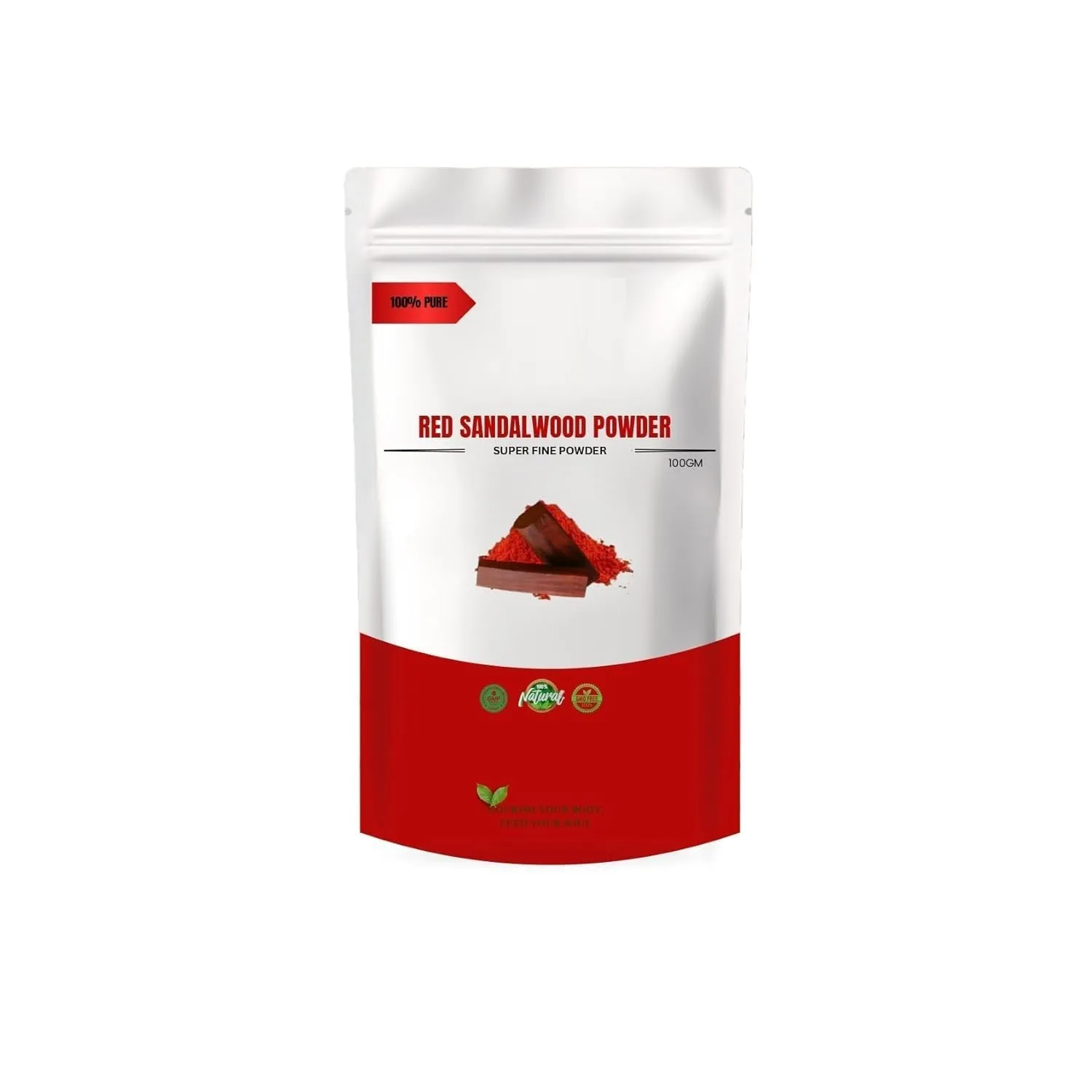| Vegan Formula for Men & Women Red Sandalwood Powder (Rakthachandana Podi) 100g | Soothing Exfoliating Face grievance Pack 