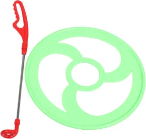 1 Set Push Hoop for Ergonomic Outdoor Game Set Physical Fitness and Coordination for Backyard Park and obstacle pitch periphery cohesion comprehensive coarse Playground Fun VICASKY 