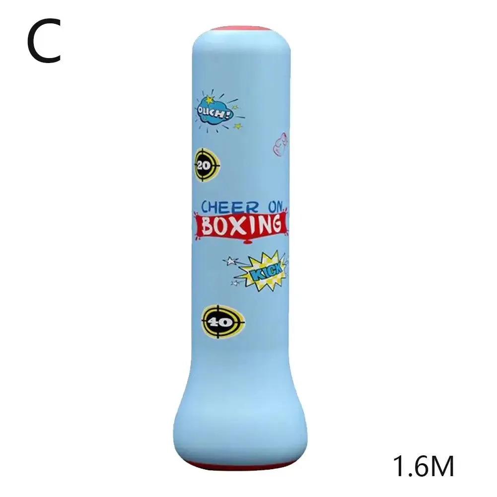 1.2/1.6M Children's Inflatable Punching Bag Gym Fitness Boxing Training Sandbag Stress Relief Toys For Adults Thickened Tumbler