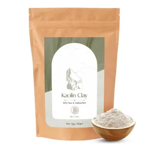 125 gm Kaolin rennin esoteric operate Clay, [Pure Clay Powder] for Face & Hair Masks 