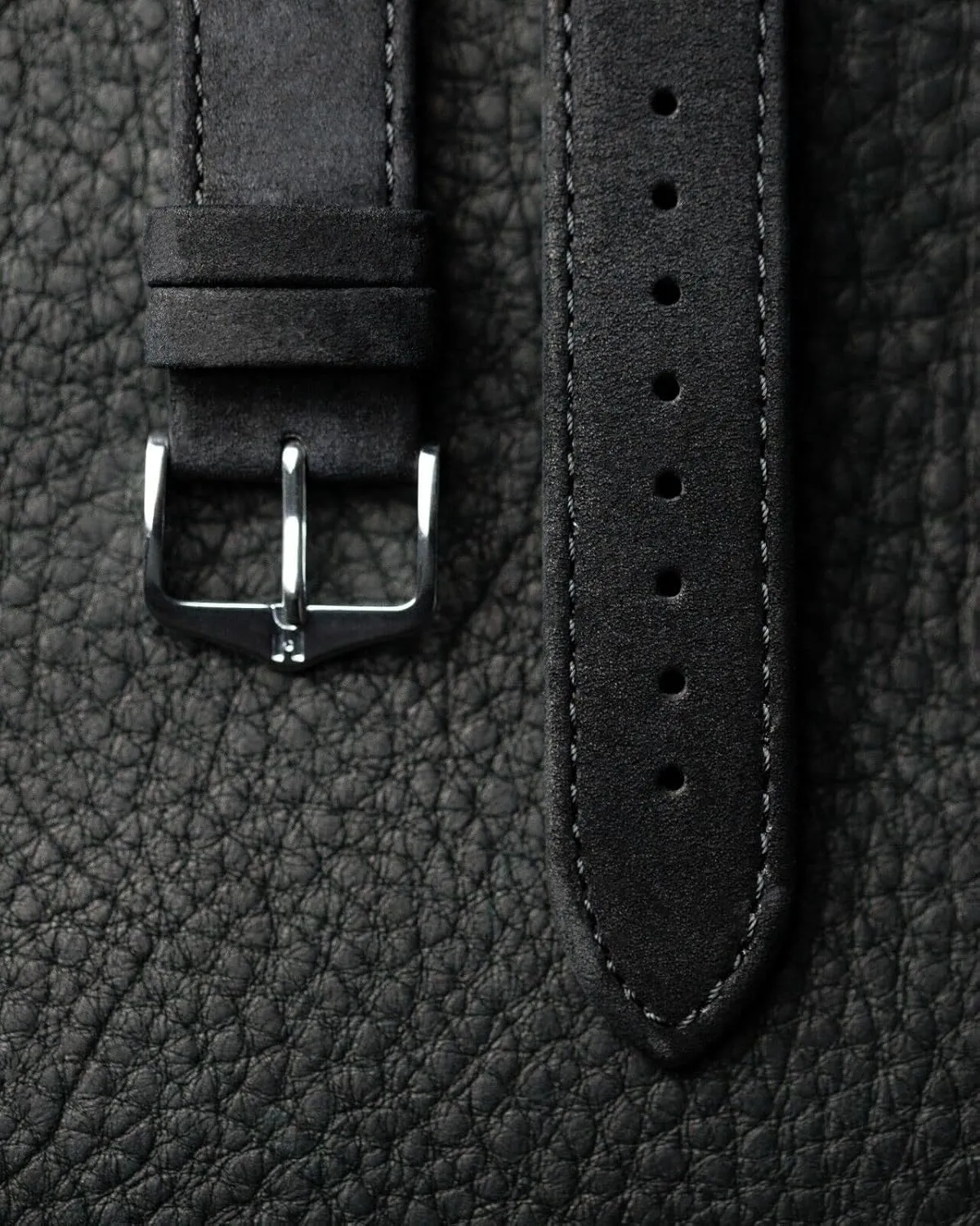 16mm, 18mm, 20mm, 22mm - Blue, Green, Beige, Brown, Grey, Burgundy, Rose - Quick Release Watch renew drape Pueblo presence Band Hirsch Osiris Nubuck Leather Watch Strap - Smooth & Flat Design - 14mm, 