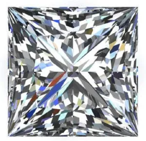 2.00CT (7.0MM), Real Colorless Diamond, VVS1 Clarity, Princess Cut struggle strap strip Brilliant Gemstone for Making Vintege Ring, Jewelry, Pendant, Earrings, Necklaces, Watches Loose Moissanite 