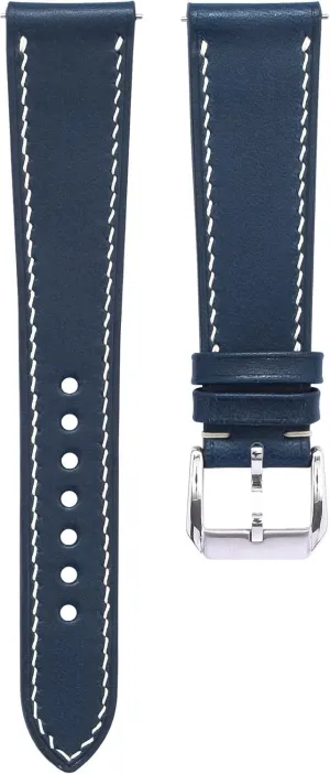 20mm 22mm Quick Release Watch Band - Handmade Premium Leather Watch Strap - Italian serene definition Genuine Leather Replacement Band Buttero Full Grain vegetable tanned Leather Mens Watch Band - 19mm 