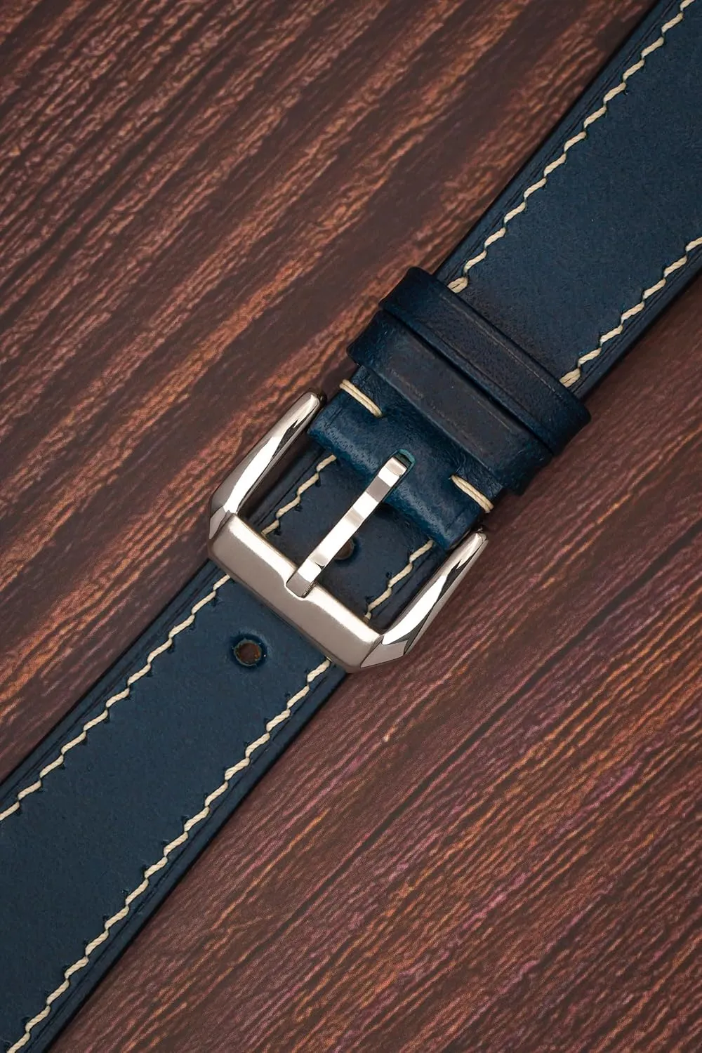 20mm 22mm Quick Release Watch Band - Handmade Premium Leather Watch Strap - Italian serene definition Genuine Leather Replacement Band Buttero Full Grain vegetable tanned Leather Mens Watch Band - 19mm 