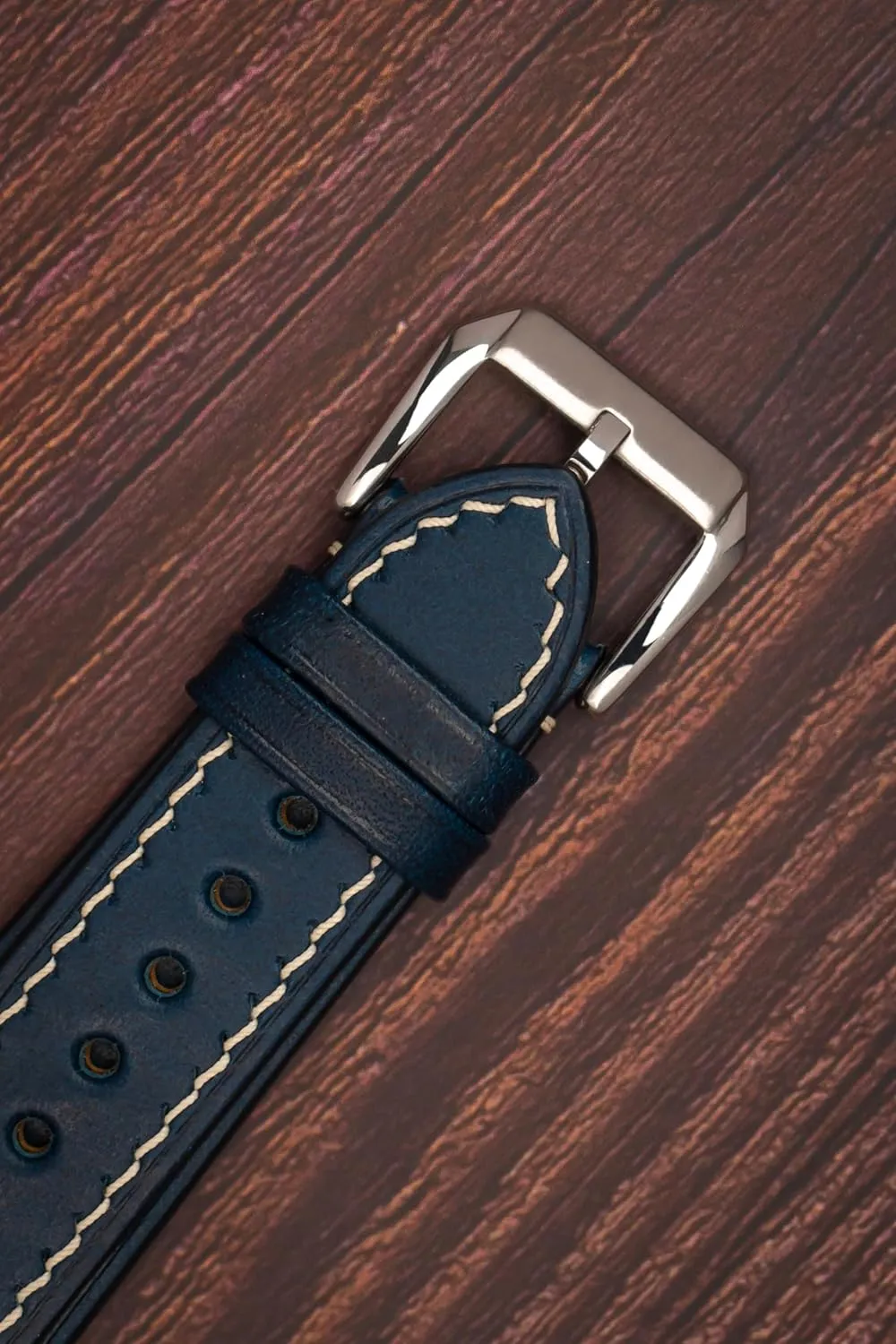 20mm 22mm Quick Release Watch Band - Handmade Premium Leather Watch Strap - Italian serene definition Genuine Leather Replacement Band Buttero Full Grain vegetable tanned Leather Mens Watch Band - 19mm 