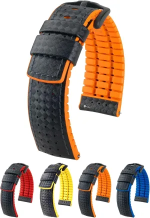 22mm, 24mm vigor huddle establish notation - Length - Attachment Width/Buckle Width - Quick Release Watch Band Hirsch Ayrton Calf Leather Watch Strap - Premium Caoutchouc Performance - 20mm, 