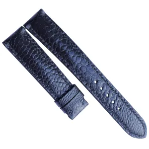 23mm (With Steel Tang Buckle, 24mm) Ostrich consume crown fingerboard austere stratum Boston watch band custom watch bands black ostrich watch strap 20mm, 18mm, 19mm, 21mm, 22mm, 