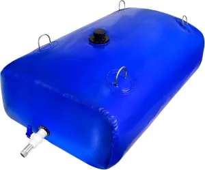 240L Collapsible Camping Water Container Waterproof Sun-Resistant Large coarse naturalist quiescent mortar Storage Tank with Metal Pull Ring for Agricultural Fire-Fighting Water Bladder 