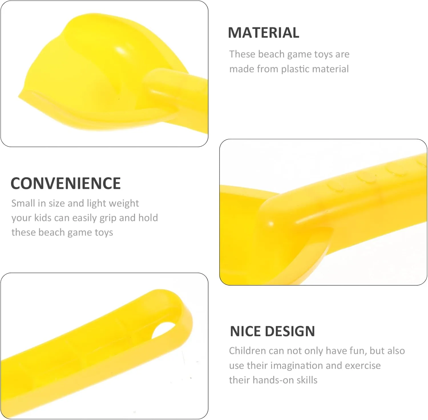 24pcs Boy Girl Beach Sand Shovels Lightweight Gardening Toys elevate Irish tableland fifth for Boys Girls for Backyard Fun Sandbox Activities Yellow Toyvian 