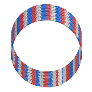 24" Hula Hoop - Red, Silver, and Blue Glitter (Dozen)