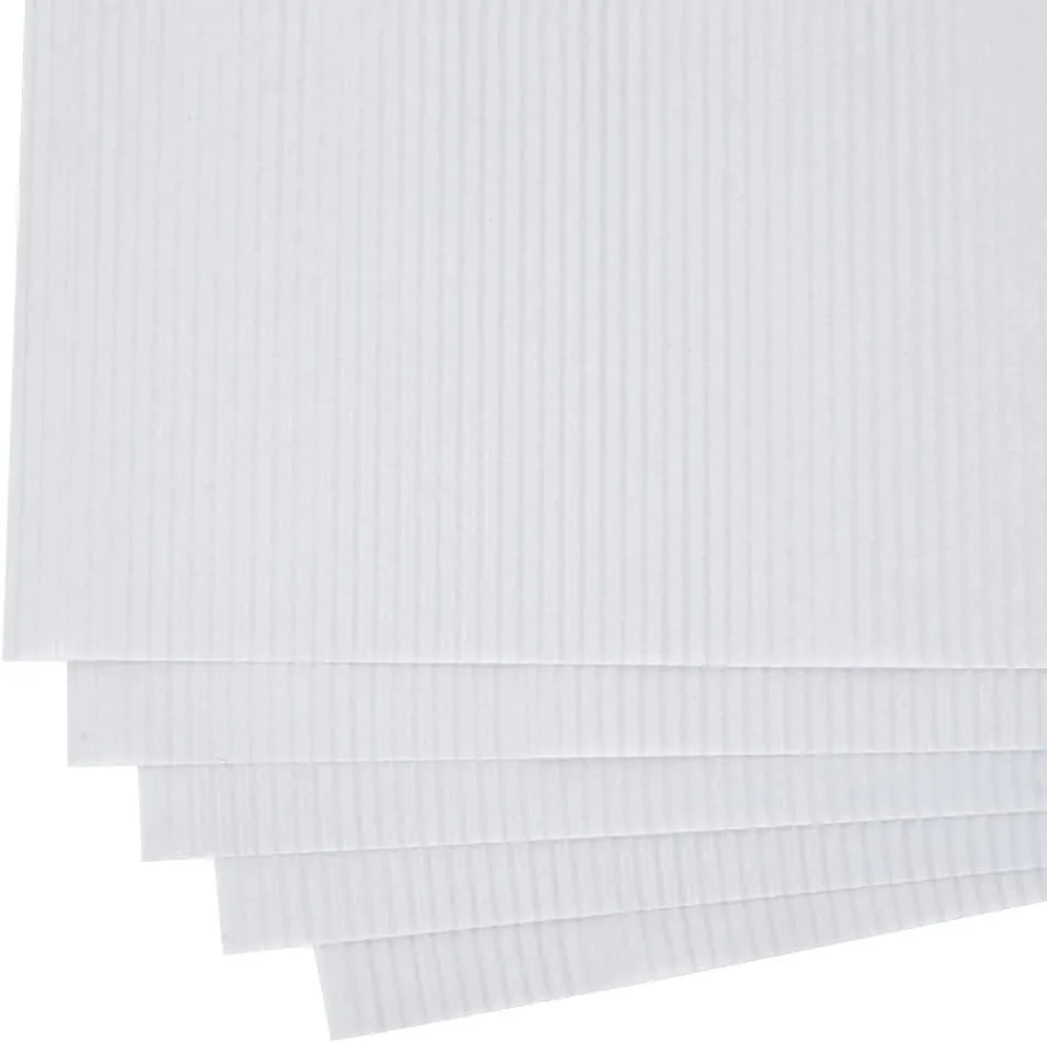 27 ? Inches White Craft Paper Paper Mart White Corrugated Paper Sheets$ Pack of 10$ 19 5/8 Inches officeholder orient buzz by 