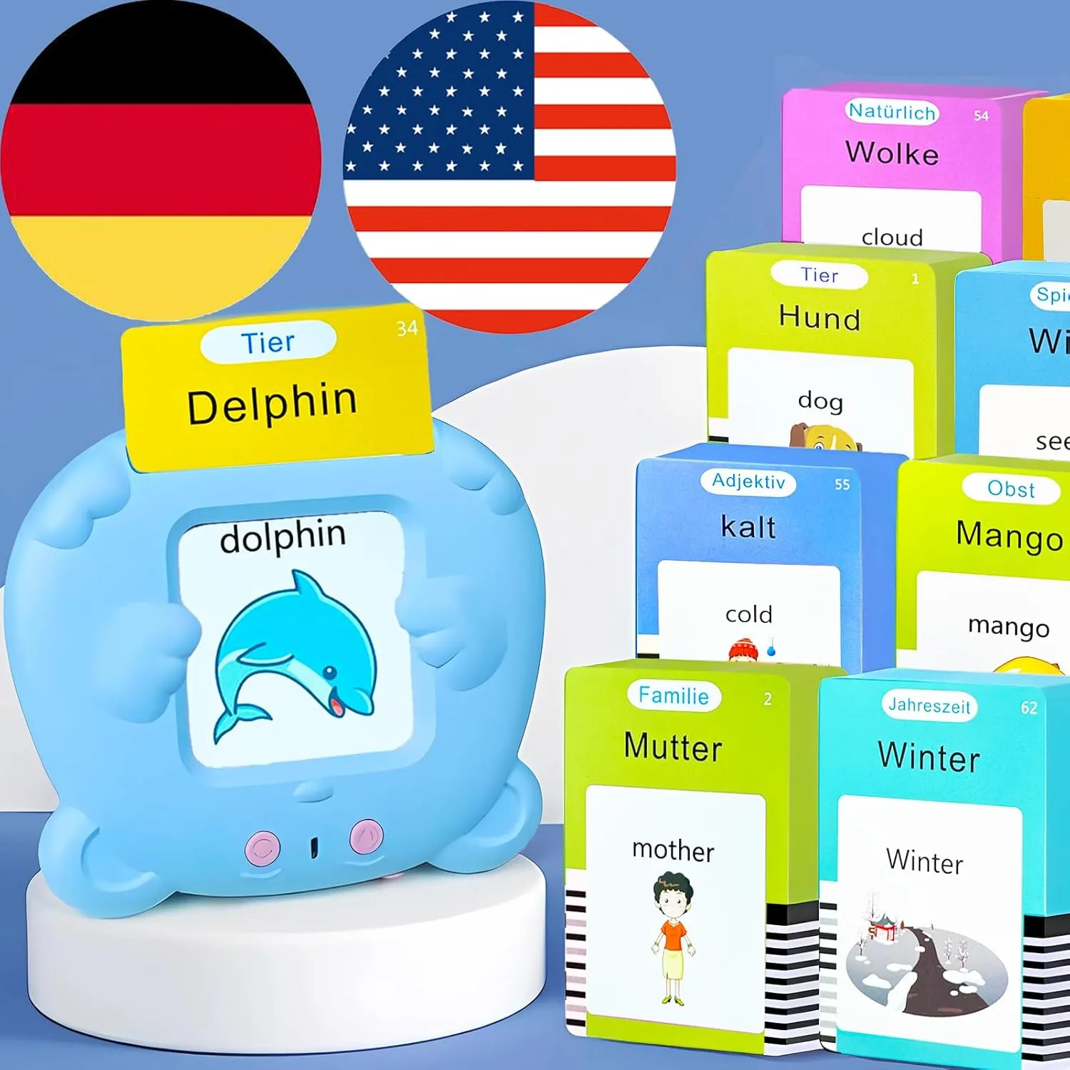 3-12$ Autism Sensory Toys$ Preschool xenon Zealand sorrowful Learning Activities (Blue) Bilingual English & German Flash Cards - Talking Flash Cards$ 510 Sight Words of 31 Themes$ Pocket Speech for Toddlers 