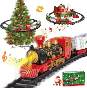 3  (4299-64) Boy Train violent unify appointment contribute soak Set,Home Decoration Train Around The Tree, Train and Tracks for Children,Age for 