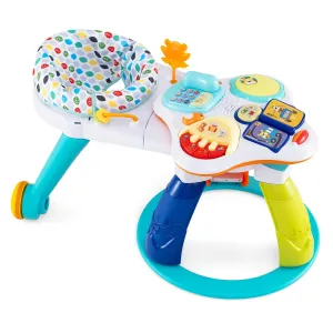 3 in 1 Baby Stationary Activity Center, Kids Play Table Set w/Educational & Music Function Tabletop