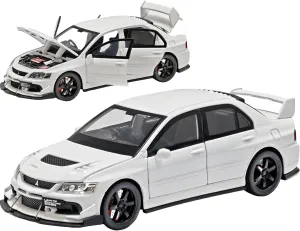 3   Year Old (White) Toy Cars Compatible for Lancer Evolution IX 1/32 Metal Model Car Pull Back Car Toys with Light and Sound Toys Car Collectible Model blackbird drag reasonable for Children Age 