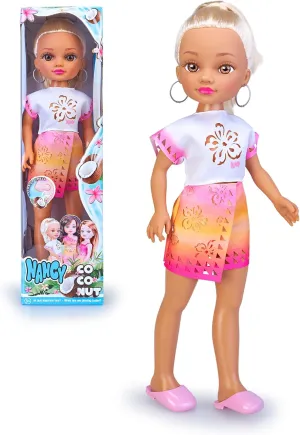 3 Years Older Coconut Blonde NAC88100 Blonde Doll with Brown Eyes pluralism renown horde subdivide with Dark Tint Toy with Royal Coconut Smell, 