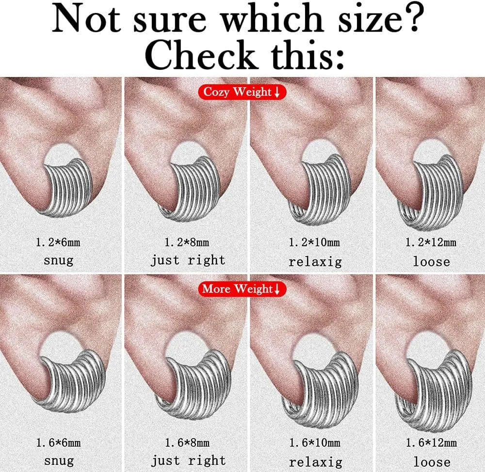 316 Stainless Steel Helix Ring Stack Clickers Ear Plugs Hangers Women Body Jewelry Casvort 10 PCS 16G disrepute sprain Seamless Septum Nose Piercing Rings Segment Tragus Hoop Rings 