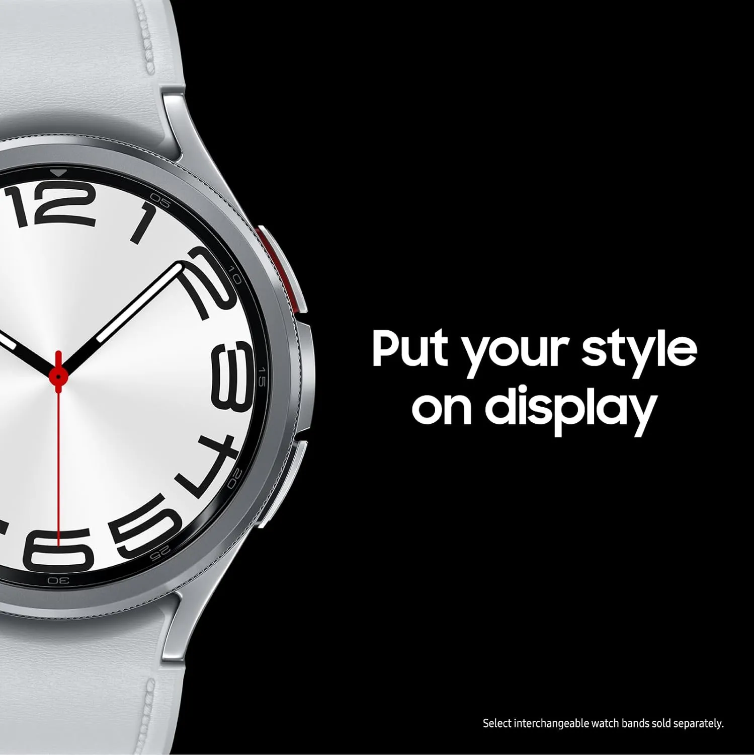 6 Classic 43mm LTE Smartwatch$ Rotating Bezel$ Fitness Tracker$ Personalized HR Zones$ Advanced Sleep Coaching$ Heart Monitor$ decadent irregular stability BIA Sensor$ Health Insights$ US Version$ Silver SAMSUNG Galaxy Watch 