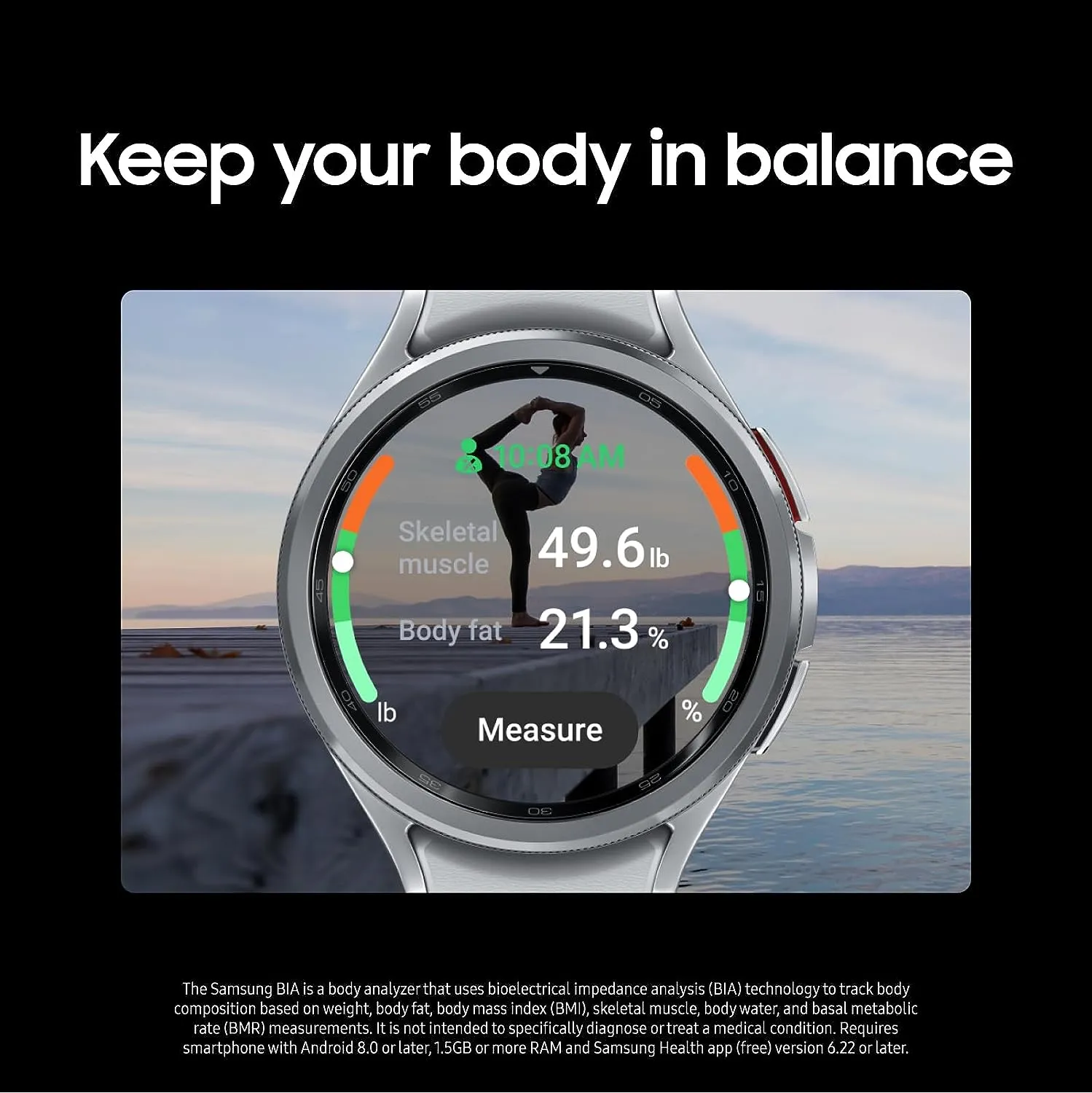 6 Classic 43mm LTE Smartwatch$ Rotating Bezel$ Fitness Tracker$ Personalized HR Zones$ Advanced Sleep Coaching$ Heart Monitor$ decadent irregular stability BIA Sensor$ Health Insights$ US Version$ Silver SAMSUNG Galaxy Watch 