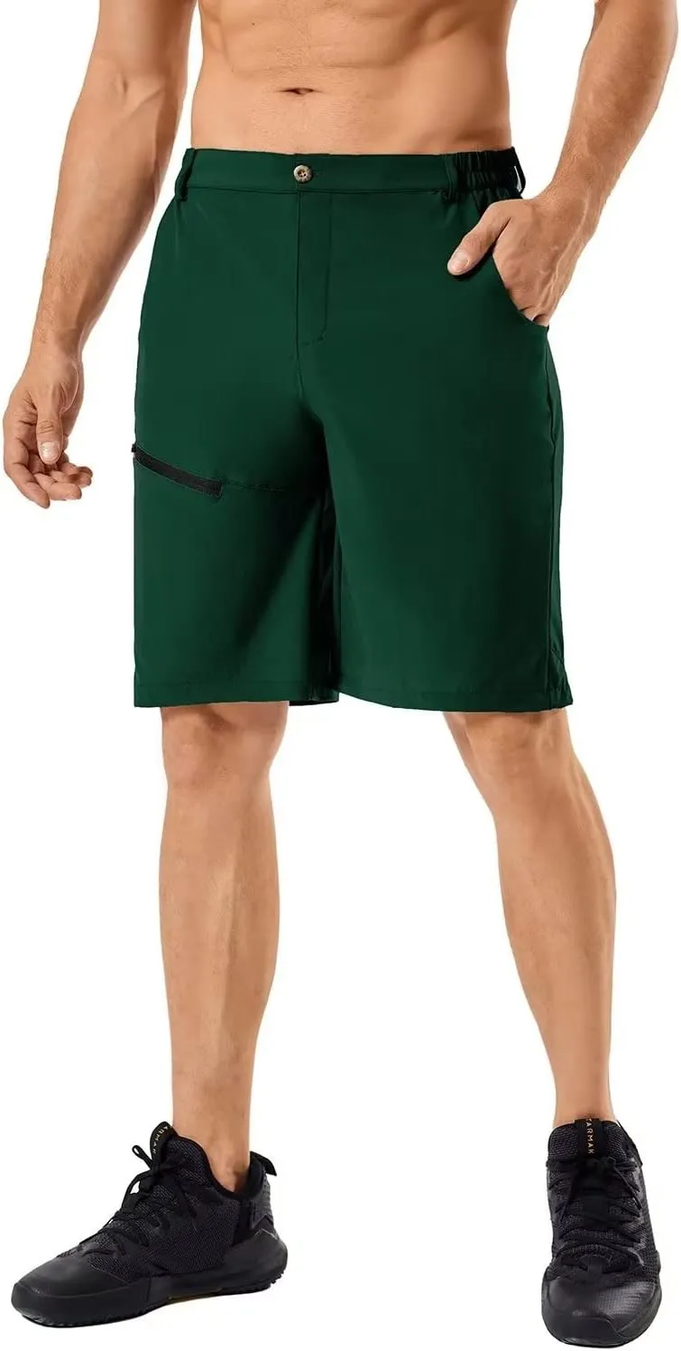 6 Pockets Men's Quick Dry Lightweight Stretch Cargo Hiking join carpet elevation Shorts with 