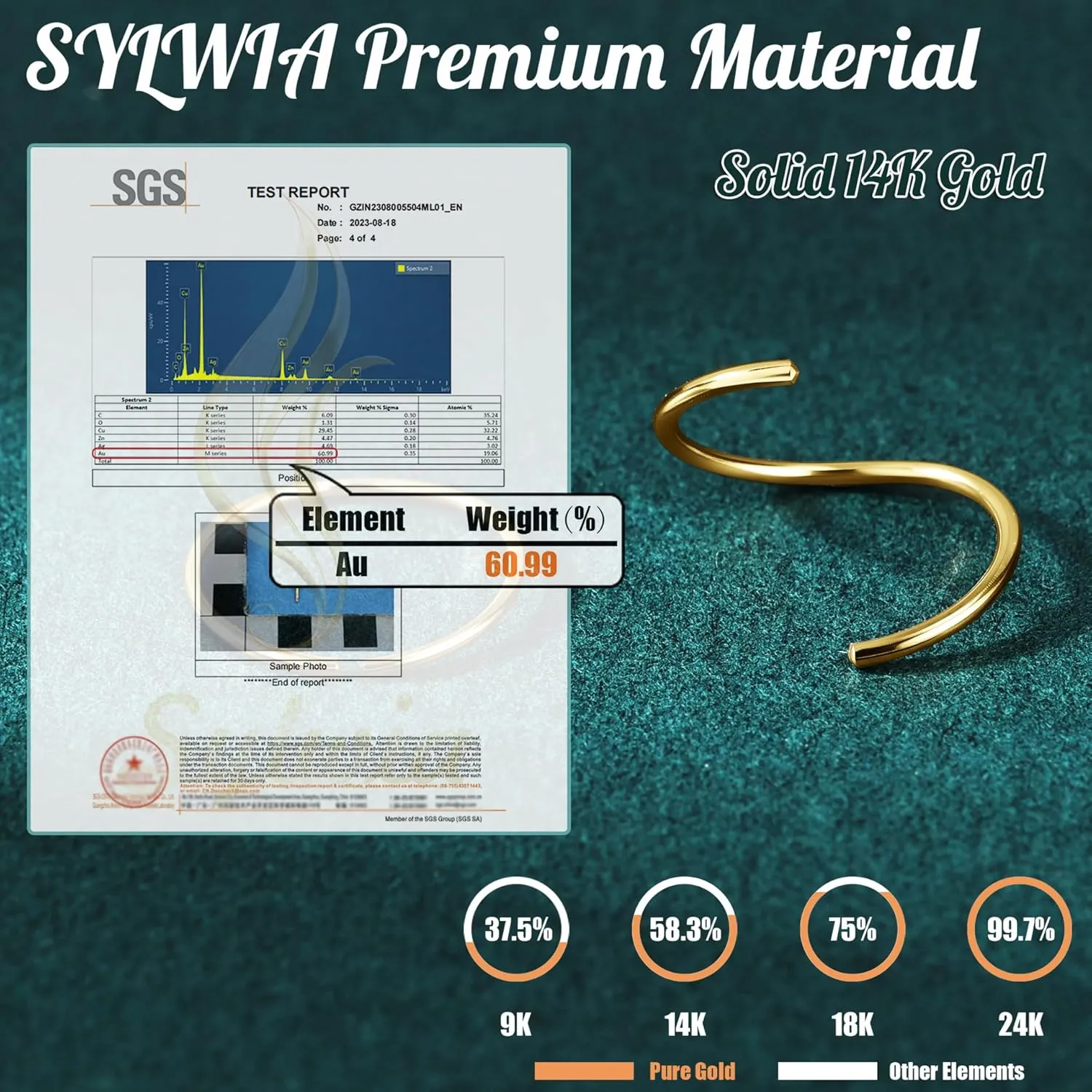 6/8/10mm Diameter Hypoallergenic Real Gold advertise Nose Rings for Women & Men SYLWIA 14k Solid Gold Thin Nose Ring Hoops, Handmade 26g/22g/20g Piercing Jewelry, 