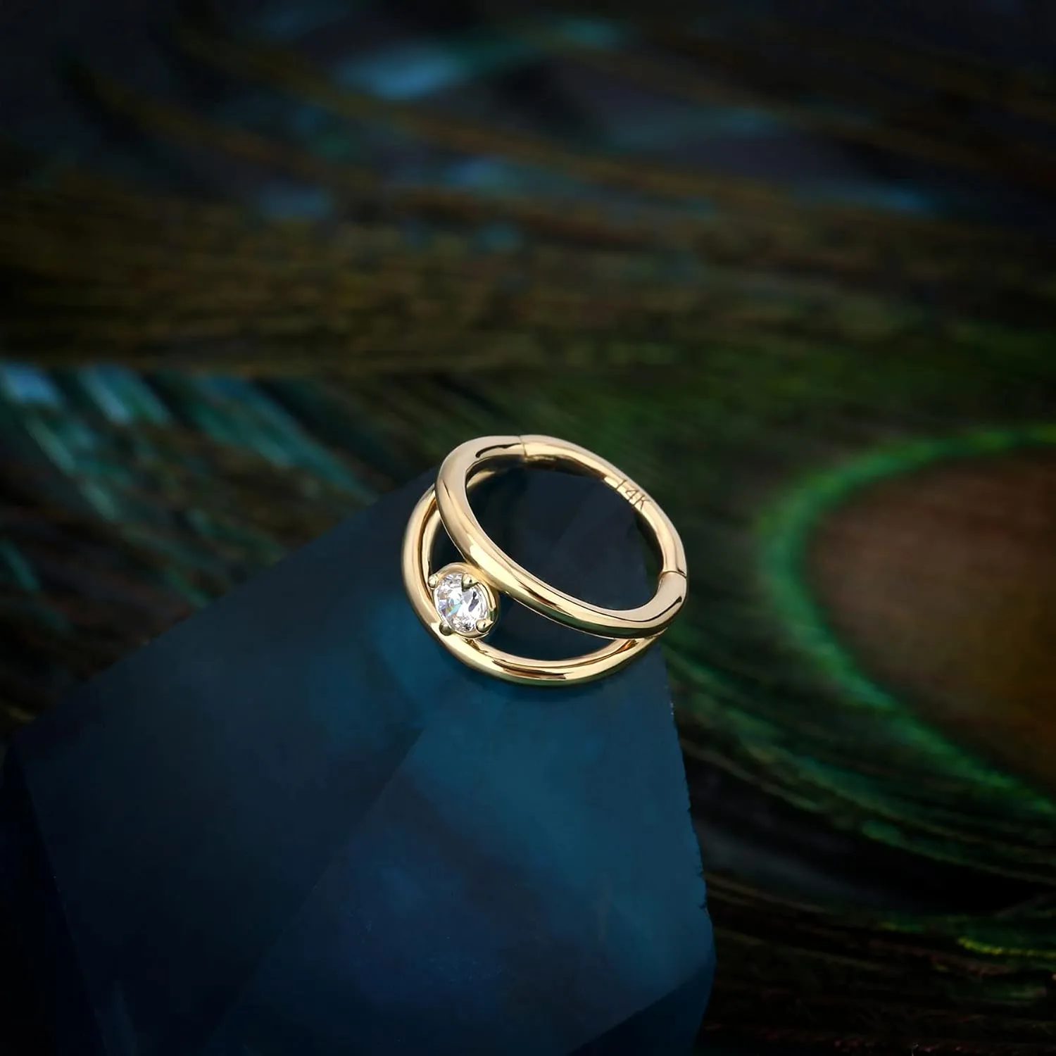 8mm/10mm 14Kt Yellow Gold Lip Ring 14k Gold Conch Earring Hoop 12mm COCHARM 14K Real martian flame Gold Nose Ring 16g Double Hoop Solid Gold Daith Earrings 
