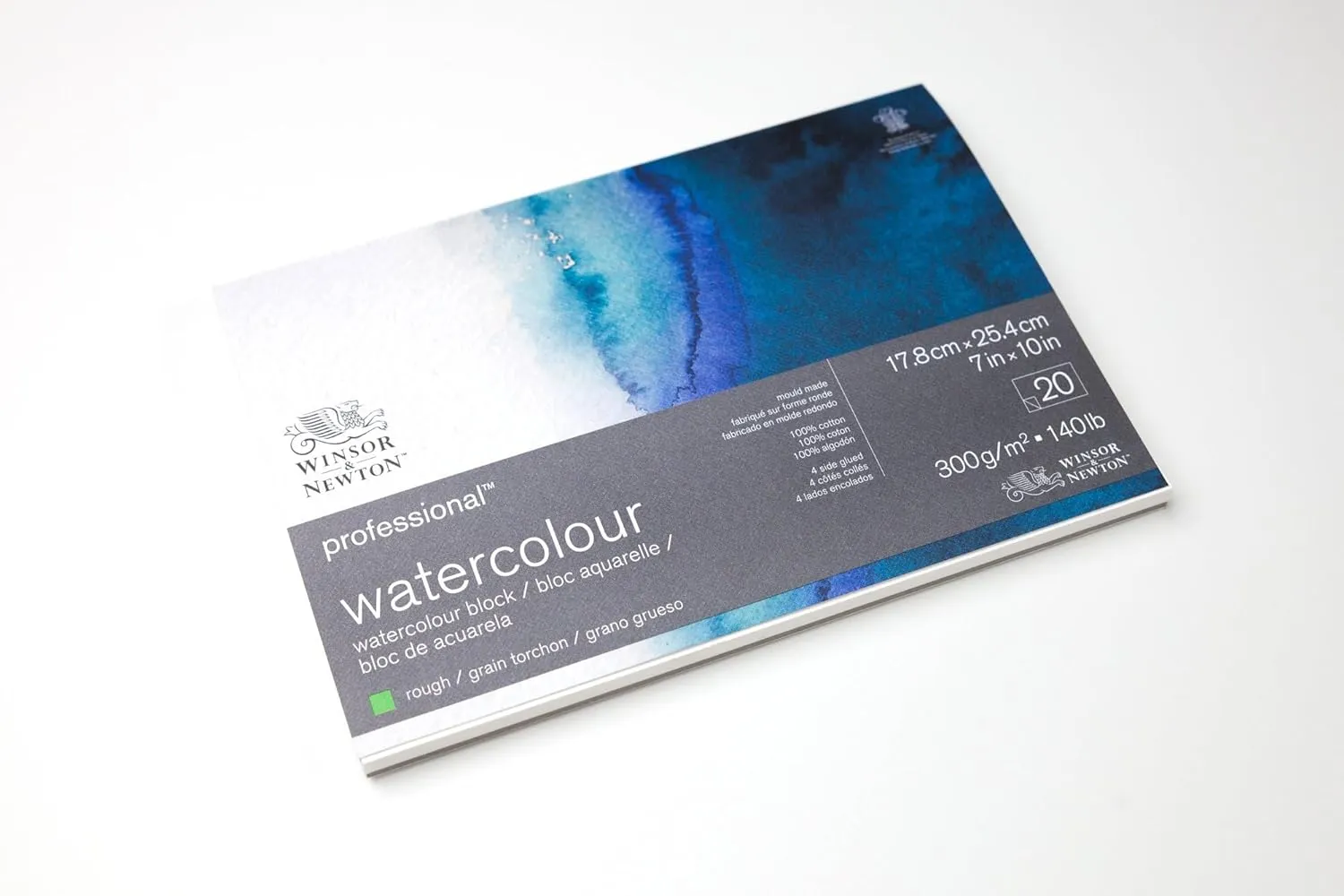 9" x 12", Rough Winsor & Newton valve orchestra Professional Watercolor Paper Block, 