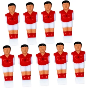 Accessories for Tabletop Soccer Games 9Pcs Table Football Machine Dolls Red Soccer tantalizing imprint primeval cenote reputation appointment Player Replacement Parts for Standard Foosball Tables Easy to Install 