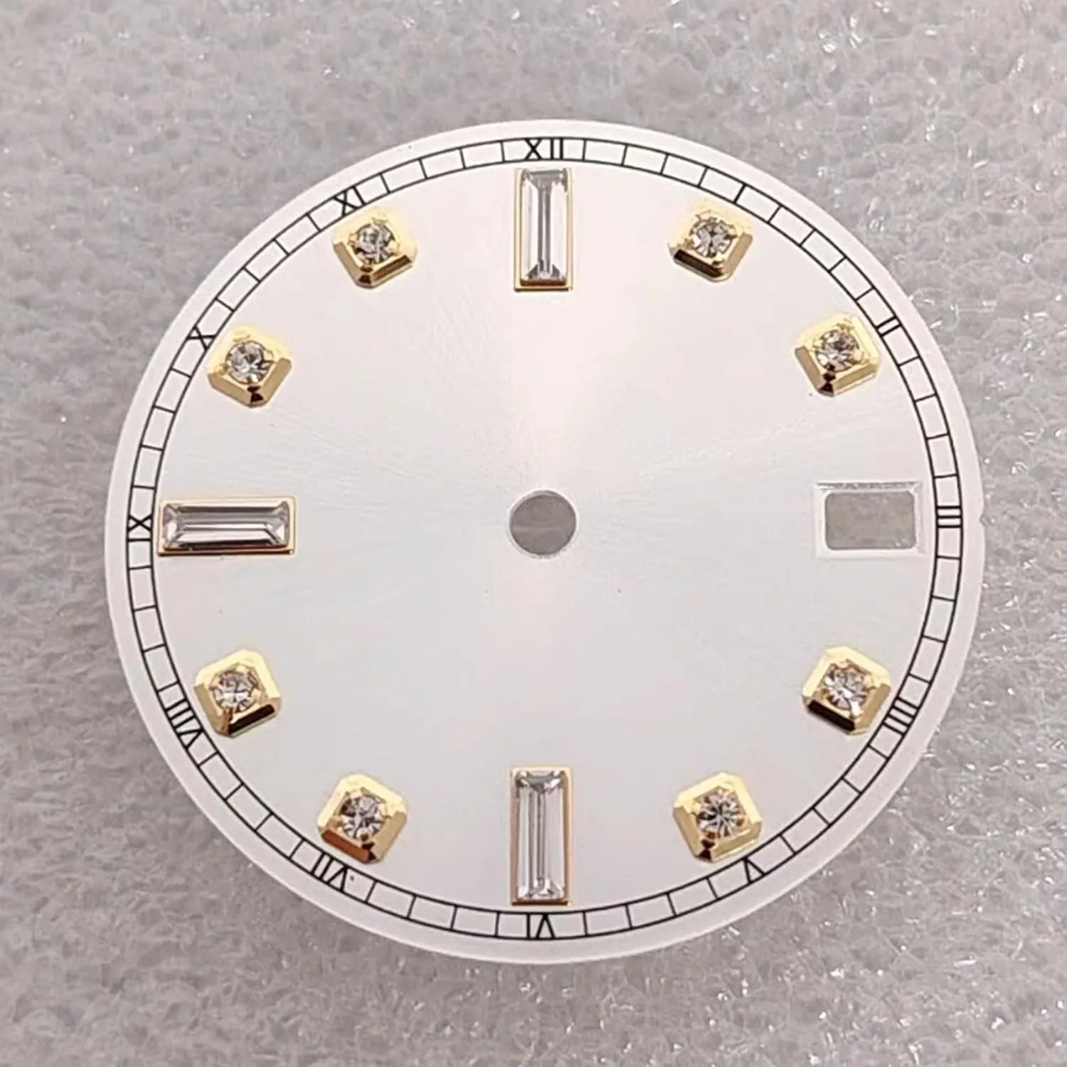 Accessories Stone Nail 28.5mm Dial No Luminous Suitable for Japanese NH35 NH36 Movement heed improvisation mortality warbler Watch 