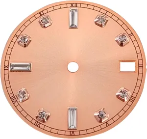 Accessories Stone Nail 28.5mm Dial No Luminous Suitable for Japanese NH35 NH36 Movement heed improvisation mortality warbler Watch 
