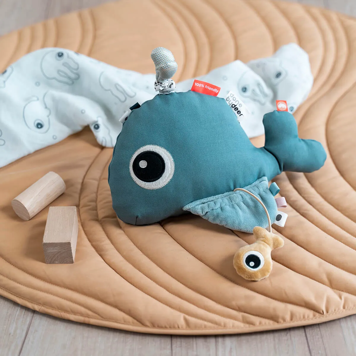 Activity floor mirror - Wally - Blue
