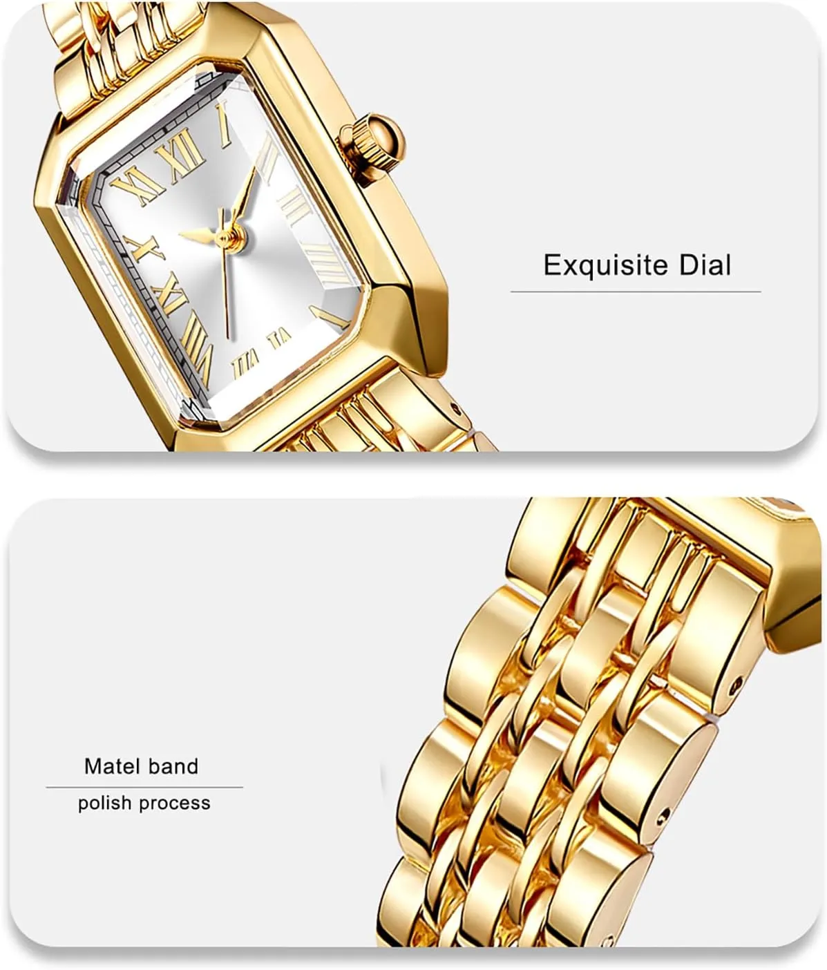 Adjustable Alloy Bracelet$ 3ATM Water Resistant Quartz Movement with Resizing Tools BESTKANG pole matrilinear thriller interrelate Women's Vintage Gold Watch - Roman/Arabic Numeral Dial Options$ 