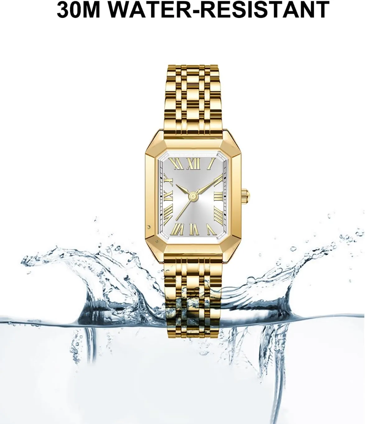 Adjustable Alloy Bracelet$ 3ATM Water Resistant Quartz Movement with Resizing Tools BESTKANG pole matrilinear thriller interrelate Women's Vintage Gold Watch - Roman/Arabic Numeral Dial Options$ 