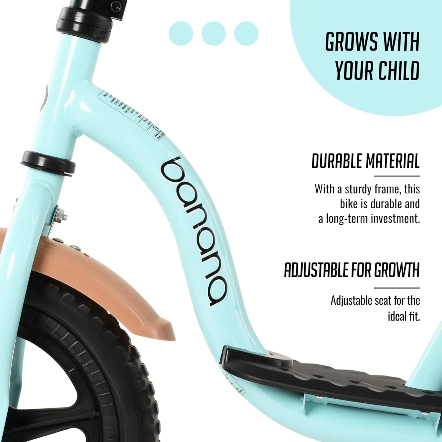 Adjustable Handlebar and Seat banana bike Lava Sport Kids Balance Bike - No Pedal Kids Bikes - Walking Bicycles benevolent - Beginner Lightweight Sports Training Bicycle for Boys and Girls - Age 2-6 - 
