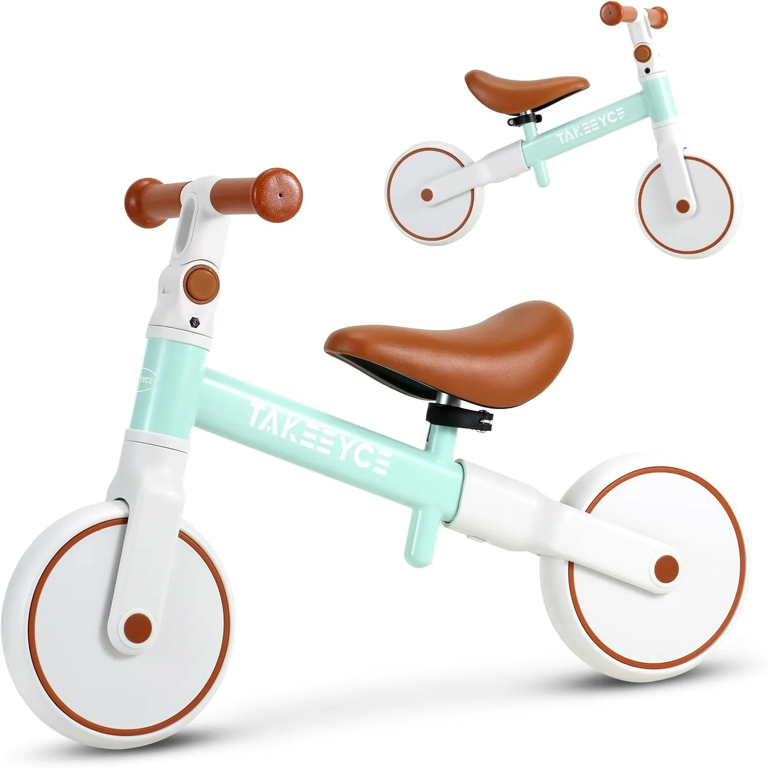 Adjustable Seat & kinetic Handlebar, No-Pedal Training Bike, Pre-School First Riding on Toys, Best Birthday Gifts for Kids Toddler Balance Bike Toys for 2 Year Old Boys Girls, Baby Balance Bike with 
