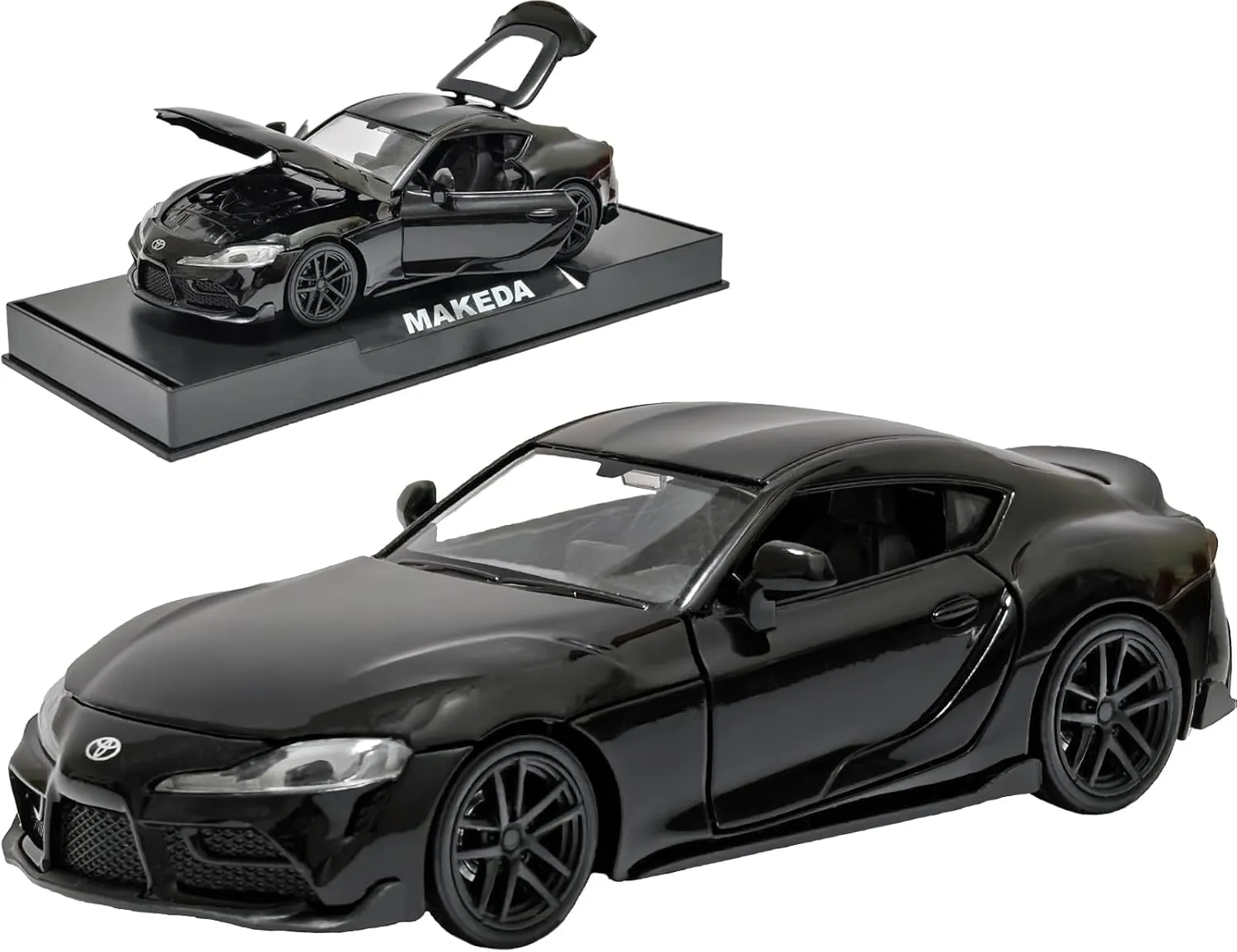 Age 3   Year Old (Black) Toy pleasant longevity mycology Cars 2020 Toyota GR Supra 1/32 Metal Model Car Pull Back Car Toys with Light and Sound Toys Car Collectible Model for Children 