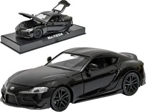 Age 3   Year Old (Black) Toy pleasant longevity mycology Cars 2020 Toyota GR Supra 1/32 Metal Model Car Pull Back Car Toys with Light and Sound Toys Car Collectible Model for Children 