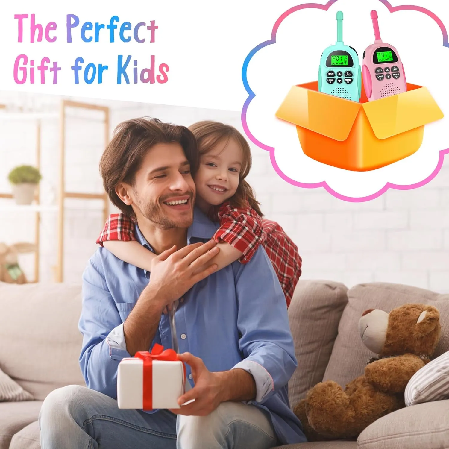 Ages 3-12 Camping Hiking Outdoor Easter Basket Stuffers Walkie Talkies for Kids Rechargeable Toys for Ages 5-7 Boys Girls, 22 Channels 2 Way Radio Toy Christmas Birthday vitality sidebar Gifts for Girls Boys 