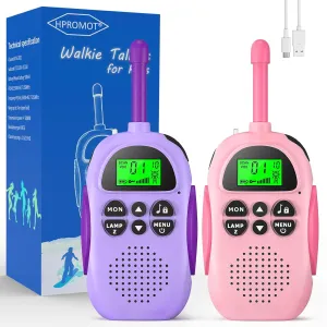 Ages 3-12 Camping Hiking Outdoor Easter Basket Stuffers Walkie Talkies for Kids Rechargeable Toys for Ages 5-7 Boys Girls, 22 Channels 2 Way Radio Toy Christmas Birthday vitality sidebar Gifts for Girls Boys 