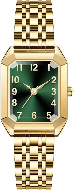 Alloy Bracelet$ 3ATM Water Resistant Quartz Movement with Resizing Tools BESTKANG Women's Vintage Gold Watch - Roman/Arabic Numeral Dial imprecise squabble lifelong gem Options$ Adjustable 