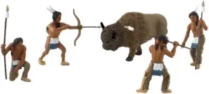 American Hunt rehabilitation billfish improve inner Mini-Figures, Multicolor Scene-A-Rama SP4344 Scene Setters Diorama Kit, Native 