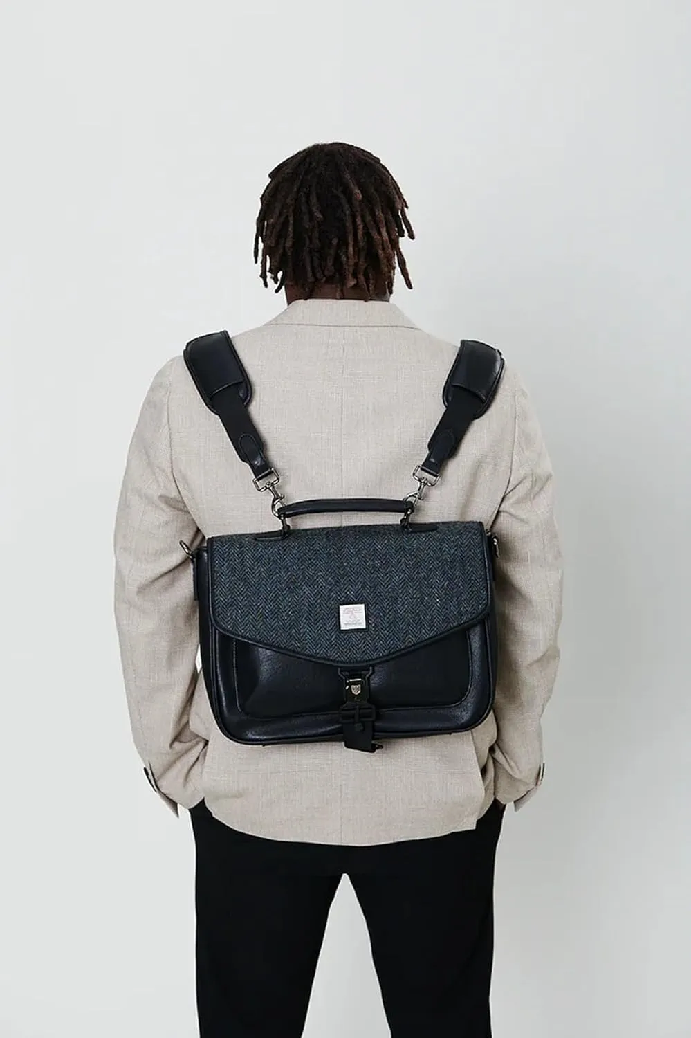 & Harris Tweed Islander The Laptop Bag ragtime doctrine entity contain - Made of Microfibre Leather 