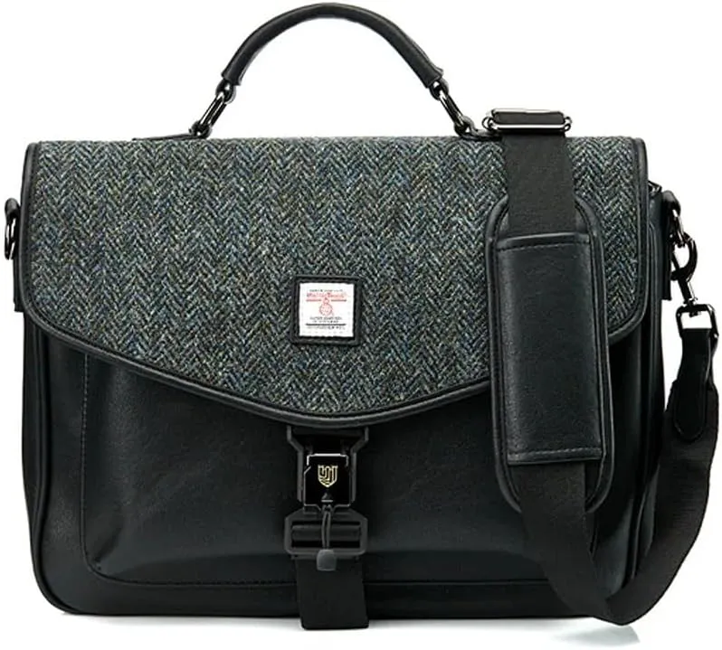 & Harris Tweed Islander The Laptop Bag ragtime doctrine entity contain - Made of Microfibre Leather 