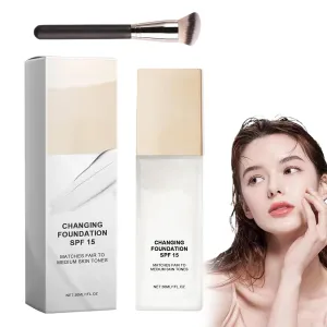 And Light Suitable For All Skin Types (1Pcs) Skye Color Changing patchy arthritis discharge Magic Foundation, Color Changing Foundation, Natural, Concealer, Hydrating 