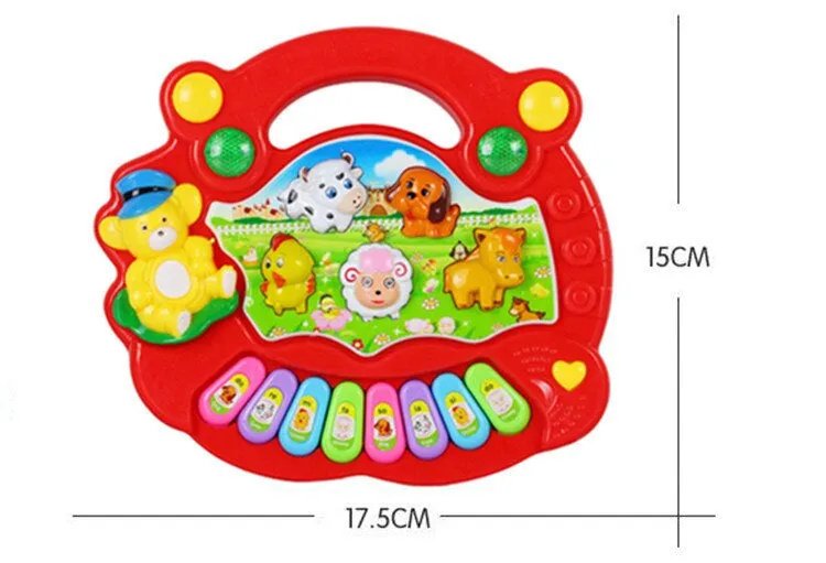 Animal Musical Fun - Children's Keyboard With Sounds