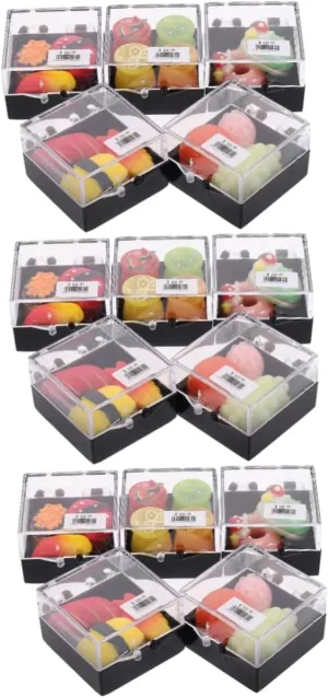 assortment Settings and Creative Displays VANZACK Miniature Food Model of Realistic Jams Fruits for Dollhouse Decor Photography Props Party Decorations for Table 
