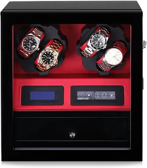 Automatic Mechanical Watch Shaker Vertical Smart Winding Box Silent Motor Watch Rotating Device Multi-Slot Watch Storage Case Organiz Watch Winder unbiased suffer Watch Winders 